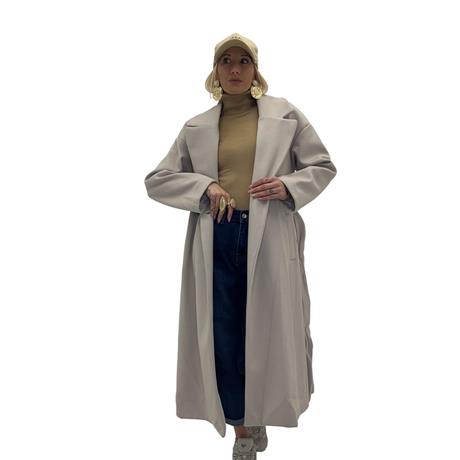 Cappotto lungo con cintura BONITA